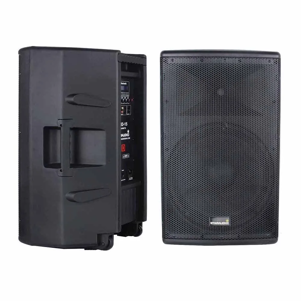 STARAUDIO пара 15 &quot4000 Вт работает DJ BT USB Динамик s активная акустическая вечерние