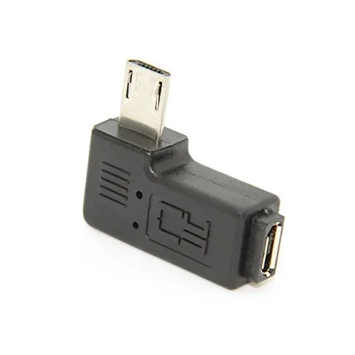 Удлинитель для кабеля CY 9 мм 90 градусов прямоугольный Micro USB 3. 0 5pin Папа мама|Кабели