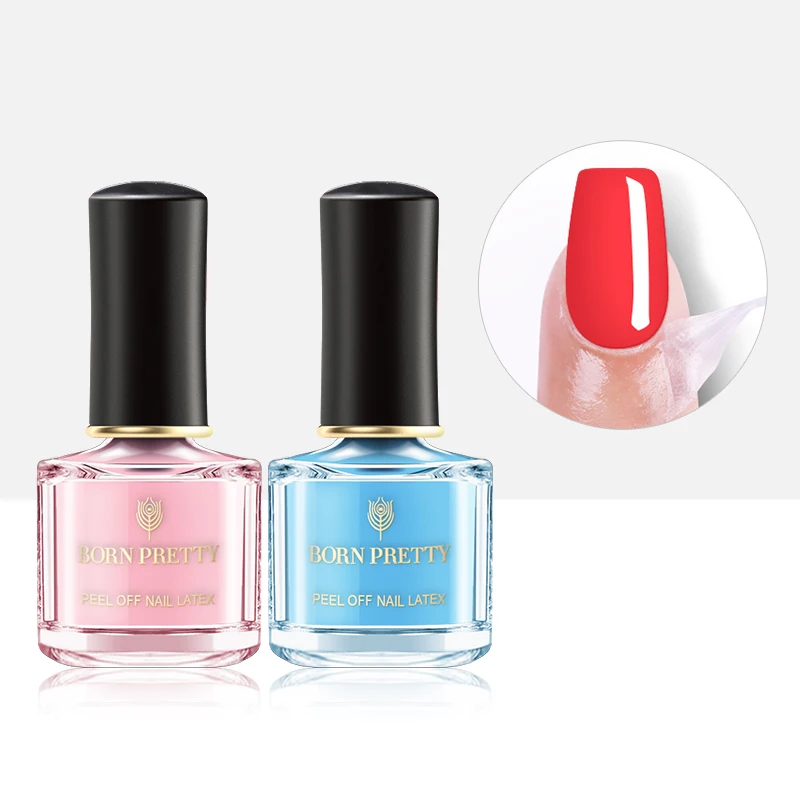 Жидкий латексный клей BORN PRETTY для дизайна ногтей 6 мл без запаха не скользит Защита