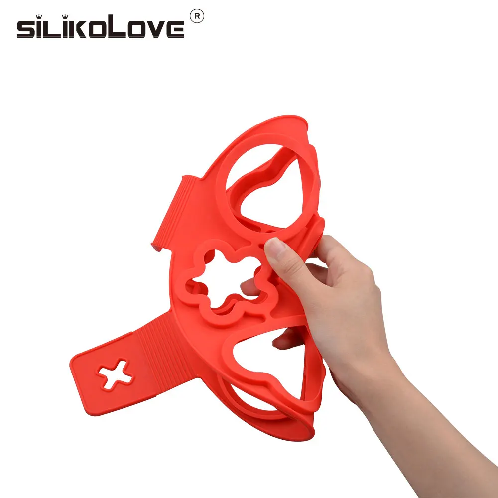 SILIKOLOVE сердце круг цветок квадратной формы Яйцо силиконовая форма для выпечки формочка не прилипающий для готовки инструмент яйцо кольцо производитель легко фантастика
