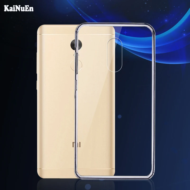KaiNuEn Transparent Clear Soft Back TPU Phone cover coque case For Xiaomi Redmi Note 4 x Note4 / 4x note4x Silicone silicon |