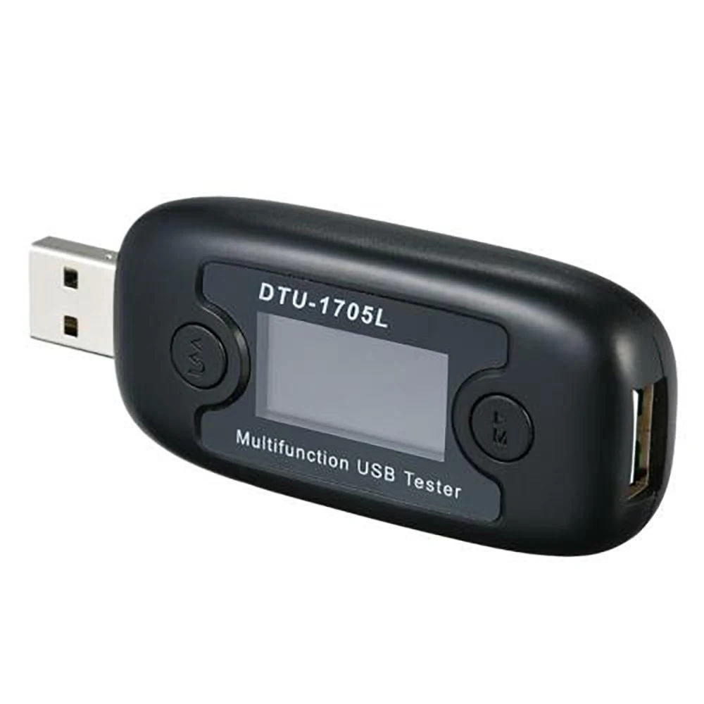 Высокоточный Многофункциональный USB тестер емкости тока DTU1705 с ЖК-дисплеем