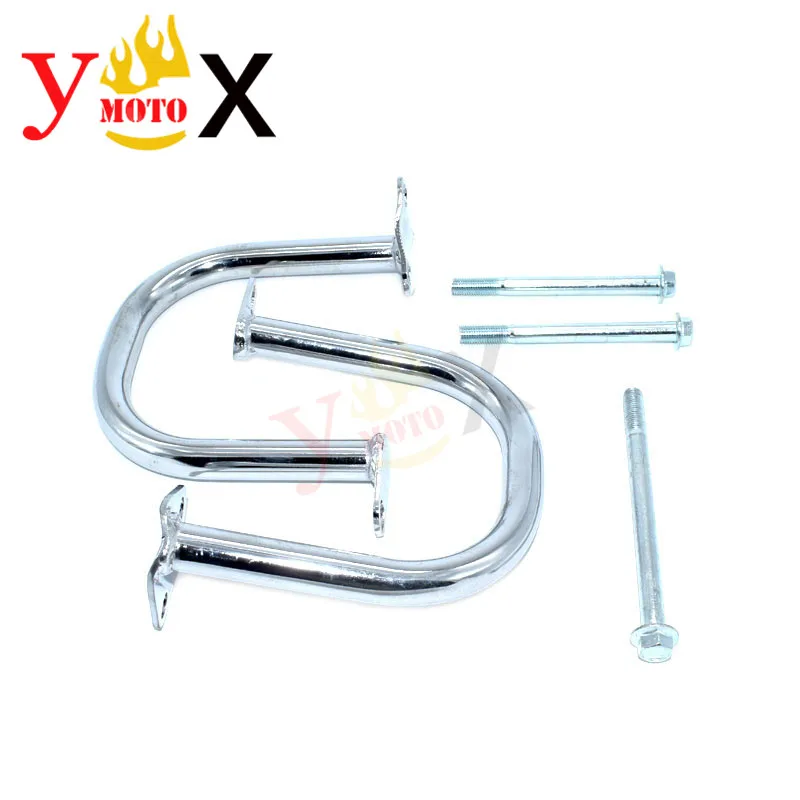 KLX 250 хром L & R Передняя защита двигателя полоса безопасности бамперы для KAWASAKI KLX250