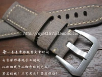 handmade vintage high quality 24 26 mm new 100 leather man watch bands lines strap for panerai pam31232111834 screwdriver