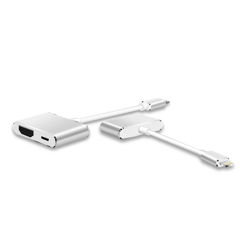 L8M для Lightning цифровой av-кабель с поддержкой 1080P Full-HD зеркальный кабель HDMI для apple IOS смартфон HDMI USB Проводная ТВ-карта