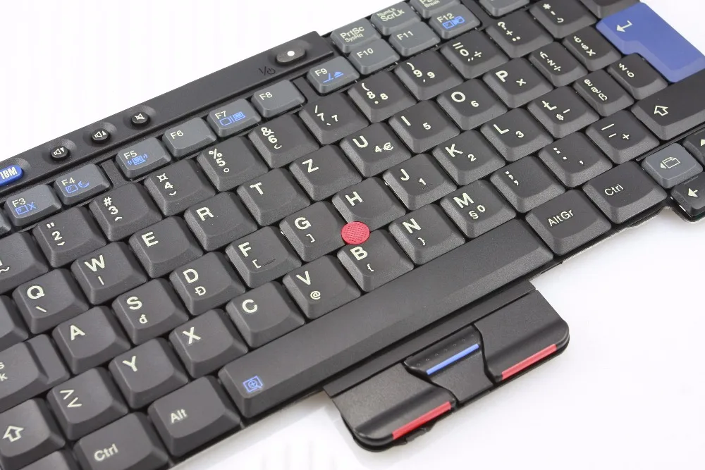 Новая клавиатура QWERTZ для ноутбука IBM Thinkpad X40 X41 черная полировка PL (внешний вид)