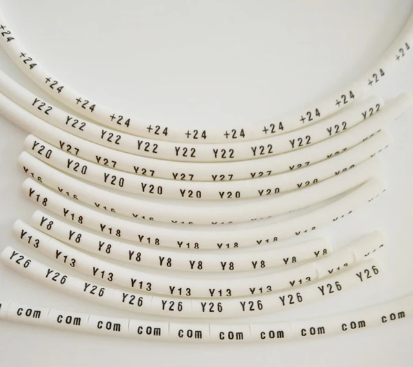 200 шт./лот 0,5 0,75 1,0 1,5 2,5 4,0 6,0 8.0mm2 Белый Кабель маркер plum насосно-компрессорных труб по индивидуальному заказу номер и символ - Цвет: 8mm 200pcs