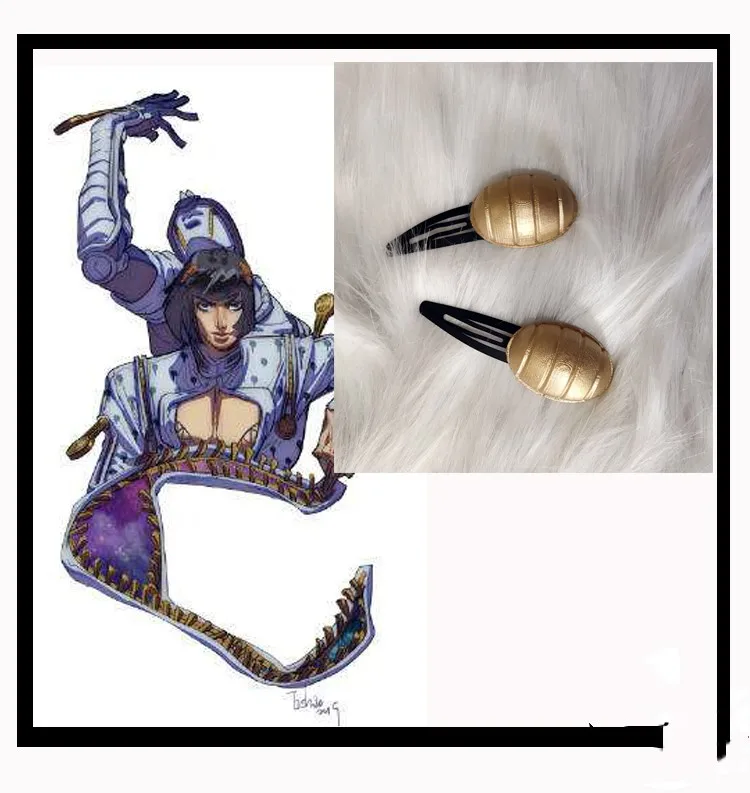 JOJO'S необычное приключение заколка косплей девушка друг подарок Поклонники
