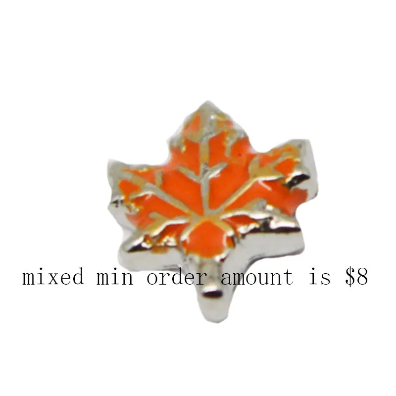 Горячая продажа ювелирных изделий 10 шт карта лист плавающие амулеты для