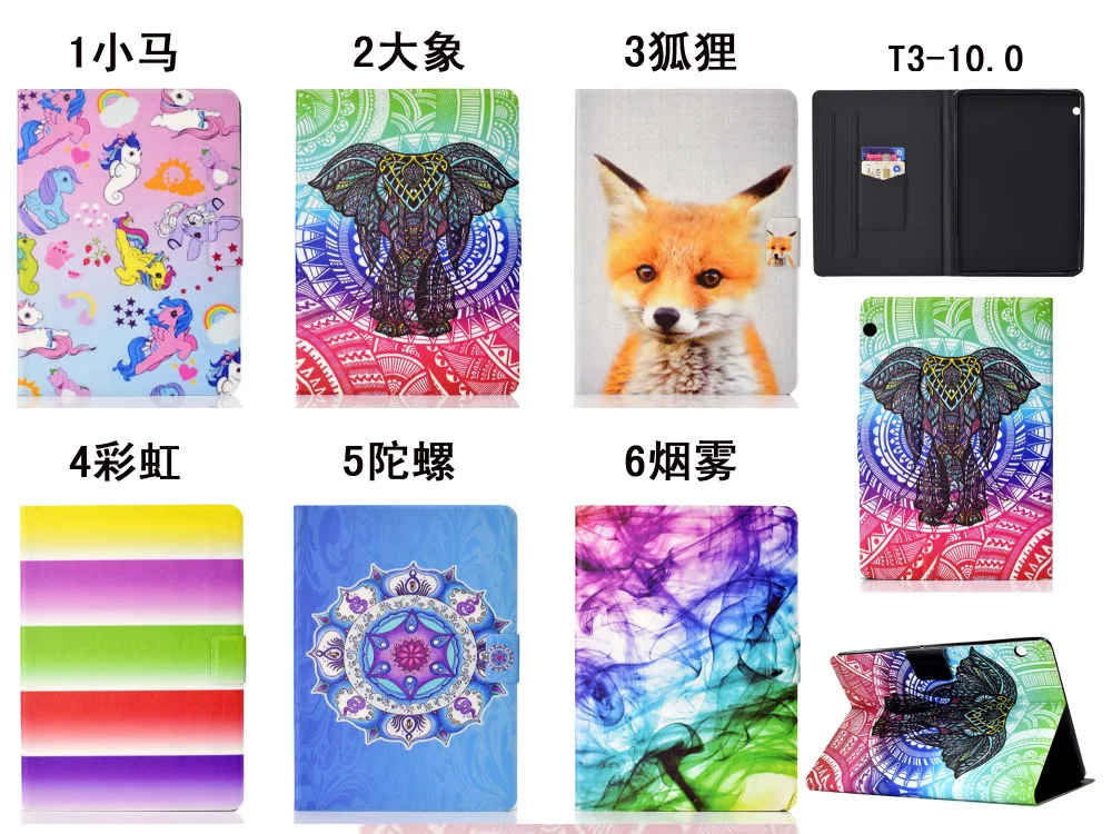 Тонкий флип чехол из искусственной кожи с подставкой для Huawei MediaPad T3 10 AGS W09 L09 L03