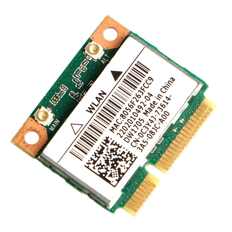 Беспроводной Wi-Fi для Intel Atheros QCWB335 мини-карта памяти Dell DW1705 высокое качество C26 |