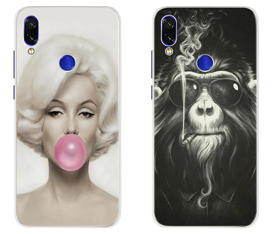 Мягкие силиконовые кошка чехол для Xiaomi Redmi Note 5 7 Pro задняя крышка для Coque xiomi Xiaomi Redmi Note 5 7 Pro защитный бампер для телефона