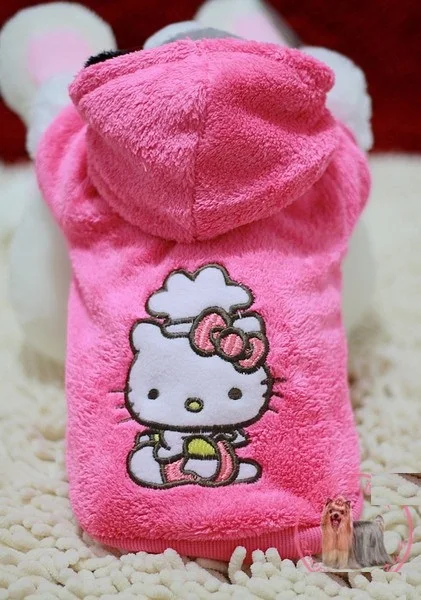 5 шт./лот фланелевая Одежда для собак зимнее розовое пальто перемычка одежда mascotas