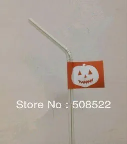 

DHL free shipping Factory wholesale 65mm Banner /Advertising /Promotional Flag (toothpick flag)-Halloween pumpkins flag