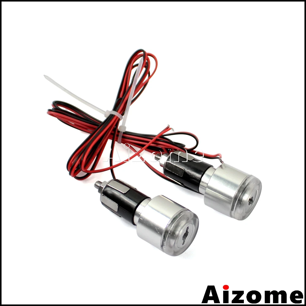 Мотоцикл 7/8 &quotрукоятка конец поворотник светодиодный световой индикатор 22 мм