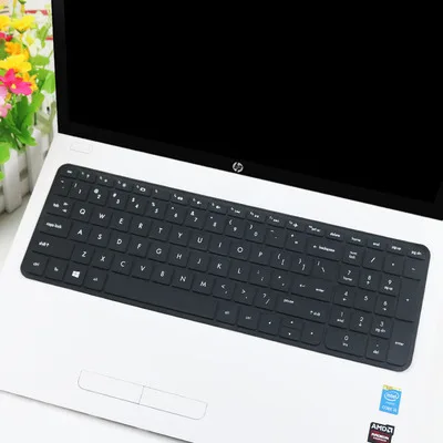 Black Новое силиконовое покрытие для клавиатуры протектор для hp павильон P15 Pavilion 15 e029tx e027tx e065tx e063tx павильон 15 G15 - Цвет: Black
