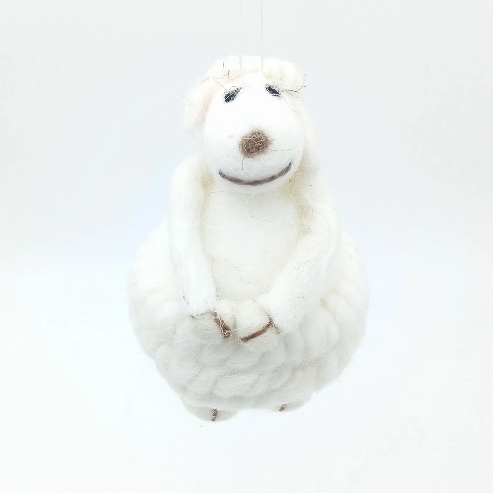 Новинка 2016 белая искусственная мериносовая шерсть высокого качества креативное