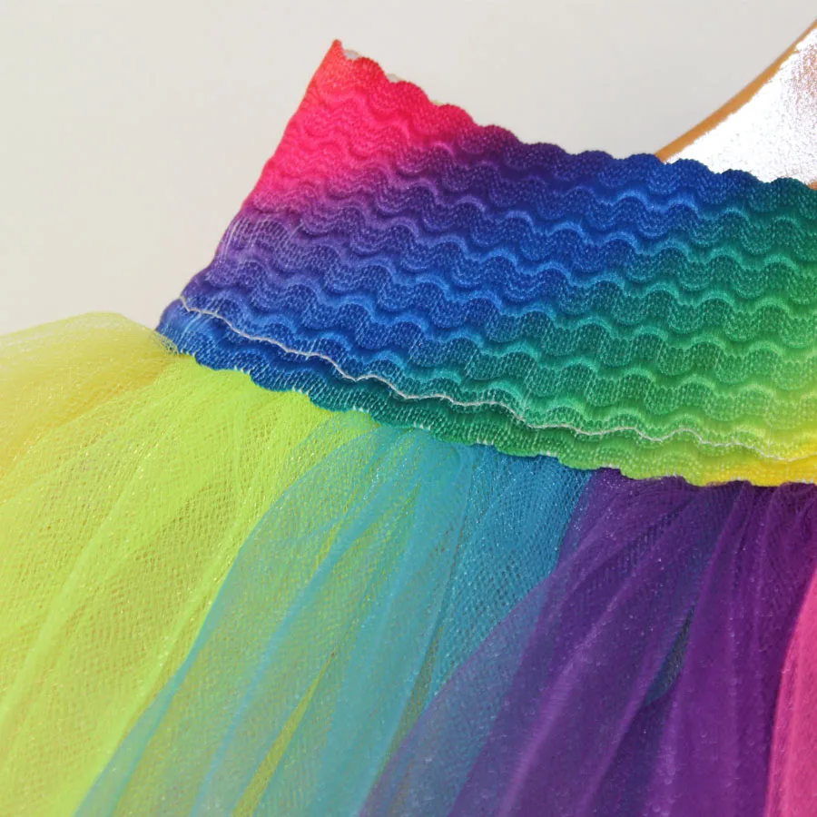 Обувь для девочек Радуга юбка-пачка детская балетная юбка-американка малышей