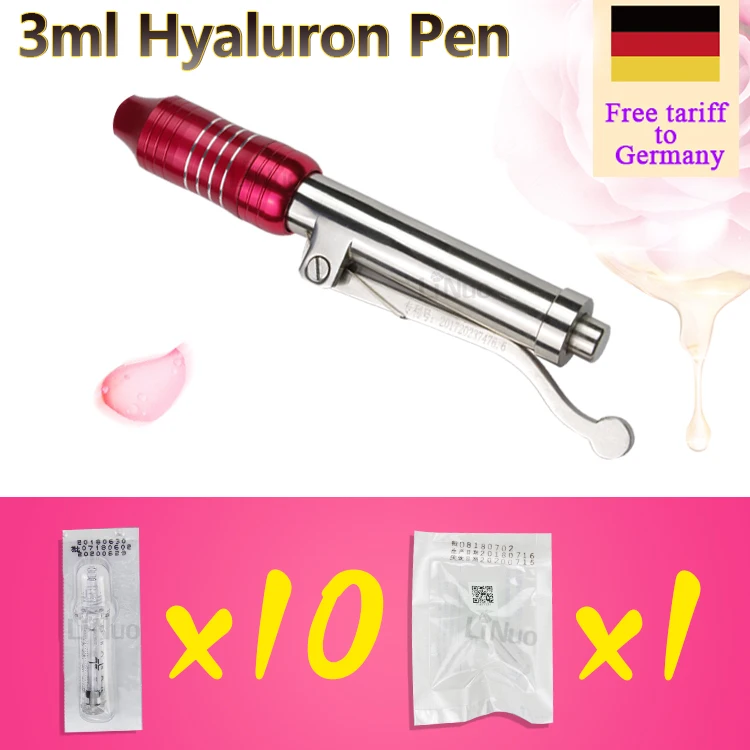 Бесплатная тариф для Германии гиалуроновая ручка с 10 шприцами и 1 иглой бесплатно