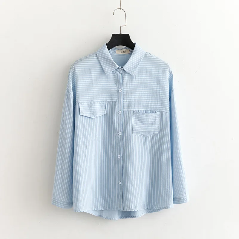 2019 Plus Size Casual Blouses Spring Women Clothing Fashion Loose Long Sleeve Shirts F71-1061 |