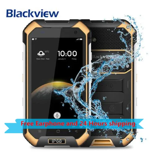Blackview bv6000 смартфон 4 г LTE wodoodporna ip68 7 &quotHD MT6755 Octa Android 6 0 телефон 3 ГБ Оперативная