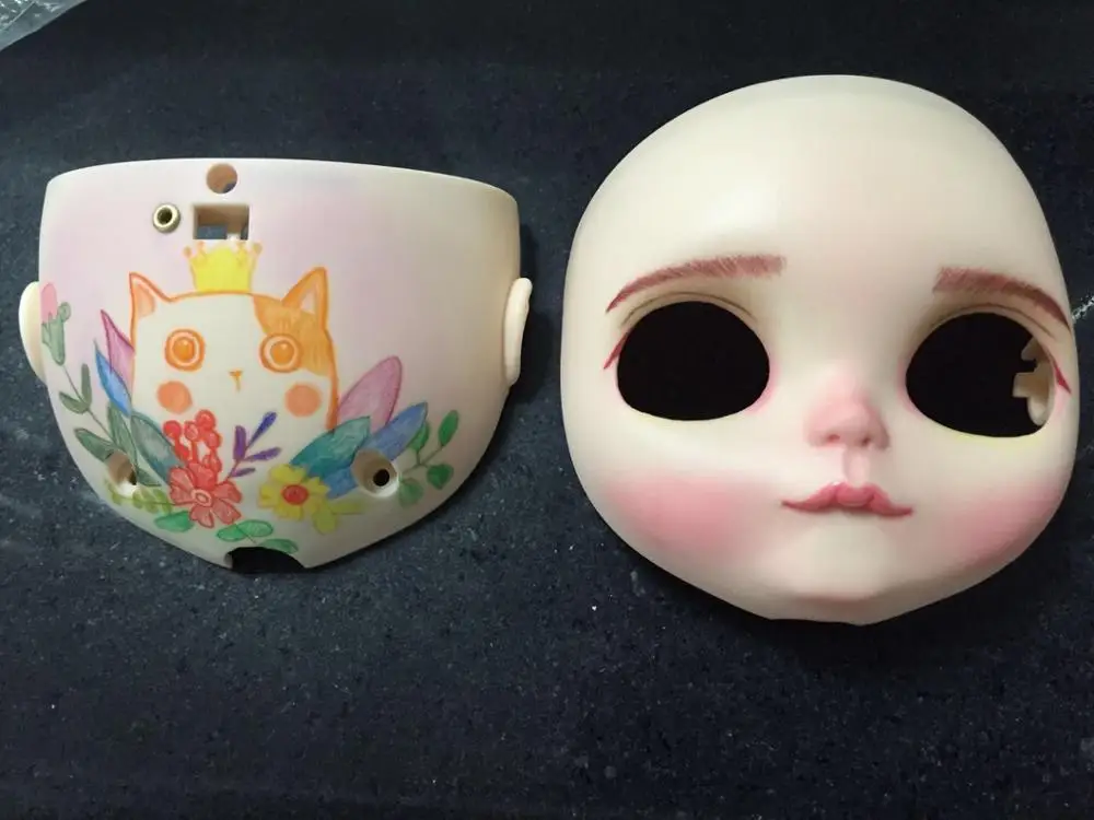 Кастомизация кукла Обнаженная blyth кукла, лицевая тарелка 20190411 - Цвет: 07