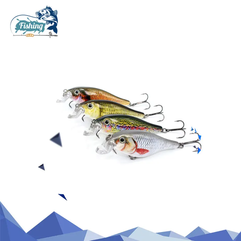 1 шт. рыболовная приманка кренкбейт искусственный реалистичный 7 см 11 г жесткая