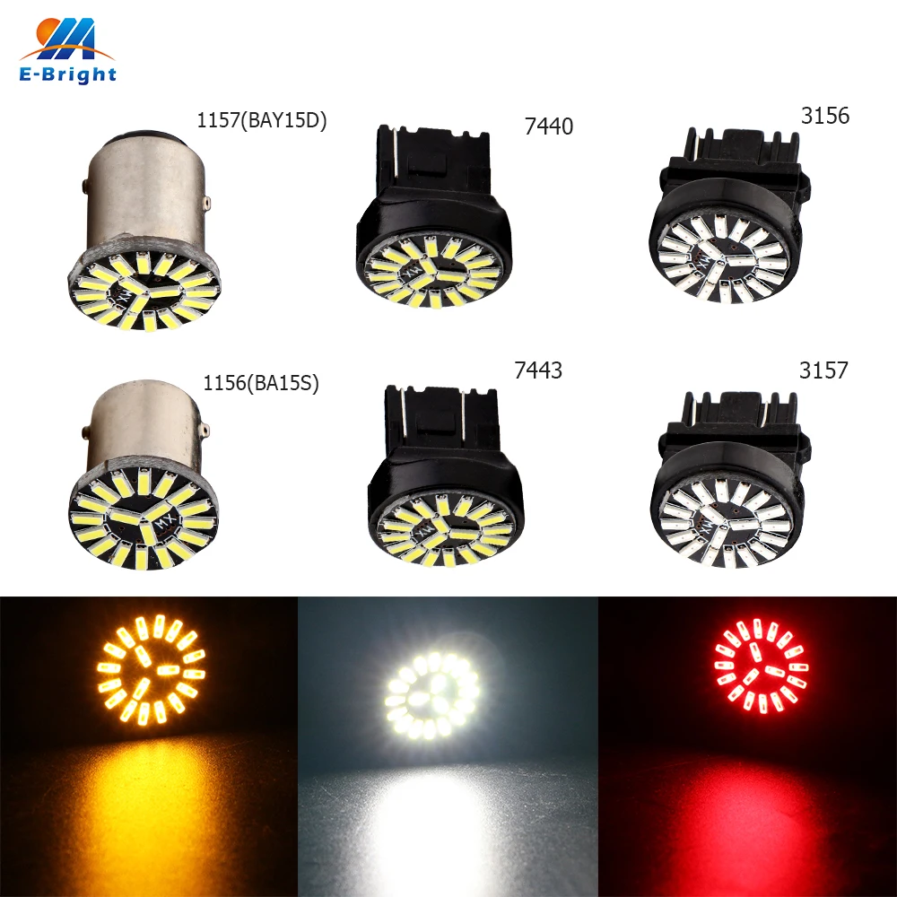 200 шт. 4014 19 SMD светодиодсветодиодный автомобильные лампы указателя поворота и
