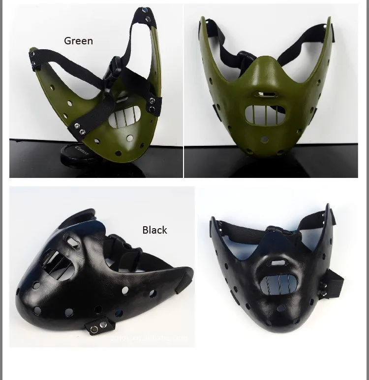 Маска из фильма тишина ягнят Ганнибал Лектер маски смолы для маскарада Хэллоуина