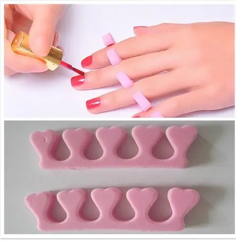 Разделитель пальцев ног 20 шт. Ортодонтическая губка для выпрямления разделитель