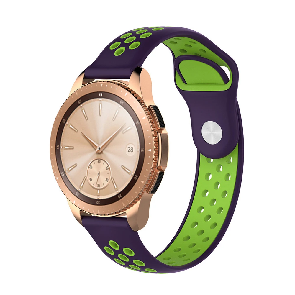 16 Силиконовый ремешок для Xiaomi Huami Amazfit Stratos 2 Pace Smart Watch Band 22 мм спортивный ремешок для samsung gear S3 huawei GT Active - Цвет: 16