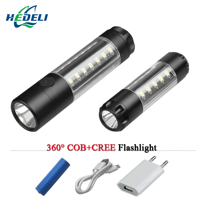 USB фонарик портативный мини CREE XML T6 светодиодный Предупреждение свет 3000 люмен