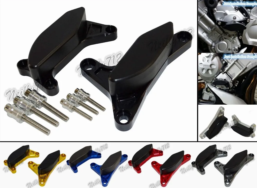 Распродажа протектор слайдера статора двигателя мотоцикла для Yamaha Fazer FZ1 2006 2007 2008