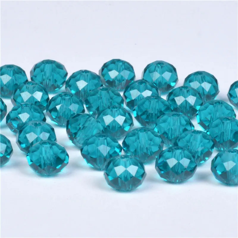 4 6 8 мм Вишневый Розовый цвет Rondelle бусины стеклянные хрустальные подставки для