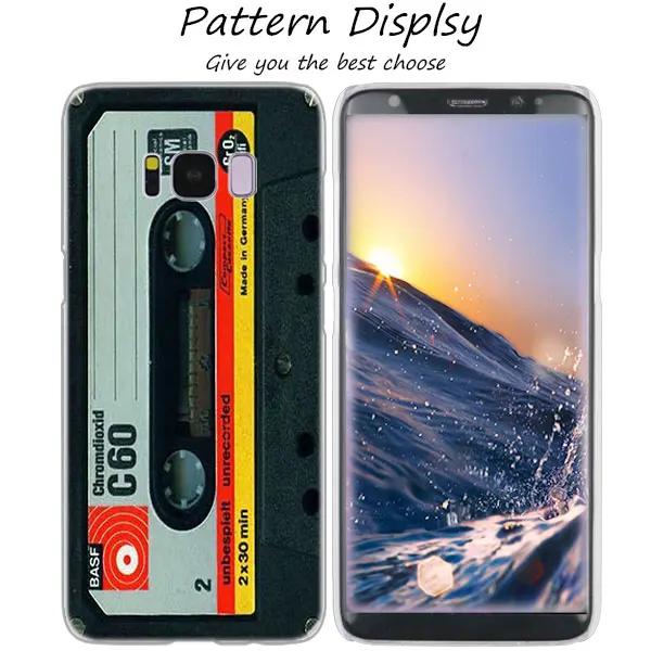 05 MLLSE классический старый кассета модный прозрачный чехол для samsung Galaxy S10 Lite S9 S8 Plus S7 S6 Edge S5 S4 Mini чехол - Цвет: 05