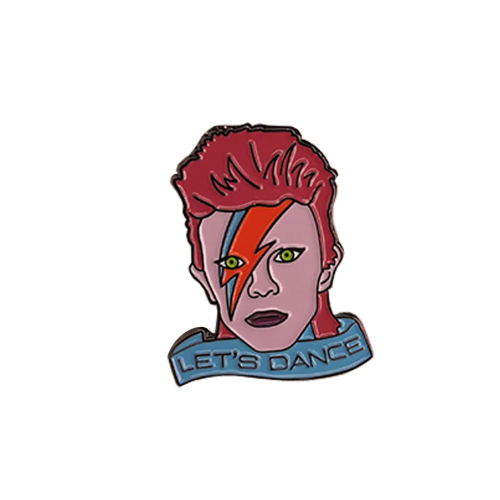 Брошь на булавке David Bowie|Броши| |