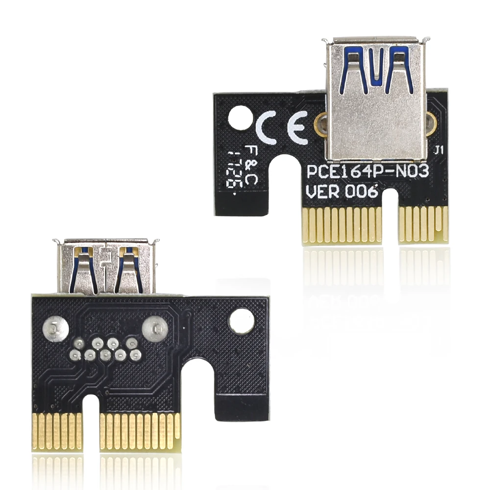 TISHRIC 2018 новейший PCIE PCI E Express Ver 009S Molex 6pin адаптер питания SATA к USB 3 0 кабель 1x 16X Riser Card| |