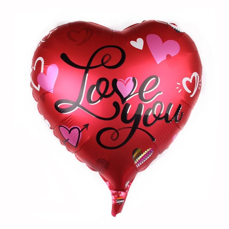 GOGO PAITY Новый 18-дюймовый алюминиевый шар в форме сердца I love you для свадебной