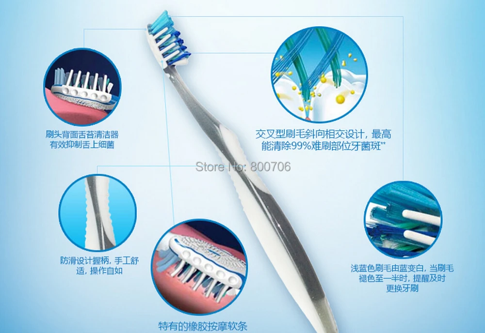 6 Crest Pro-Health Cross Action 7 Effects Toothbrush / Soft Bristles | Красота и здоровье
