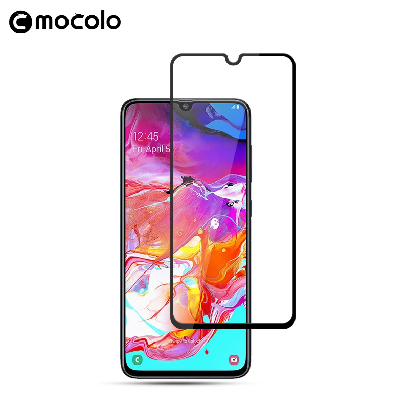 Защитная пленка Mocolo для экрана Samsung A30 полностью склеенное закаленное стекло