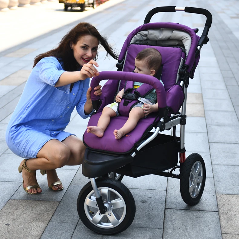 BabyBoom детская прогулочная коляска для бега, Детский Светильник с высоким пейзажем, откидывающаяся детская коляска, cochesitos de bebe