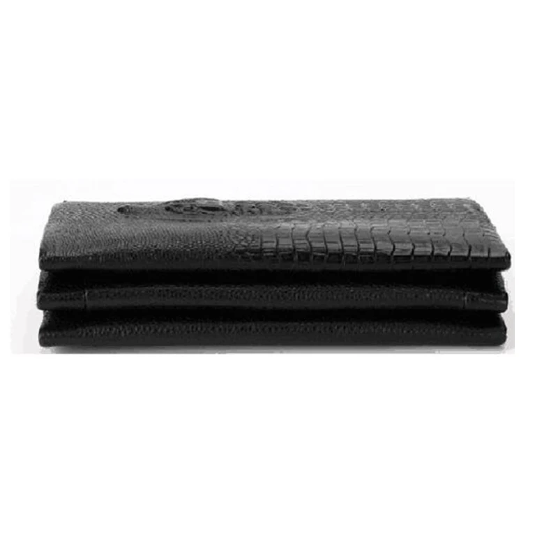 Мужской клатч из натуральной кожи повседневная объемная Сумочка с узором в виде