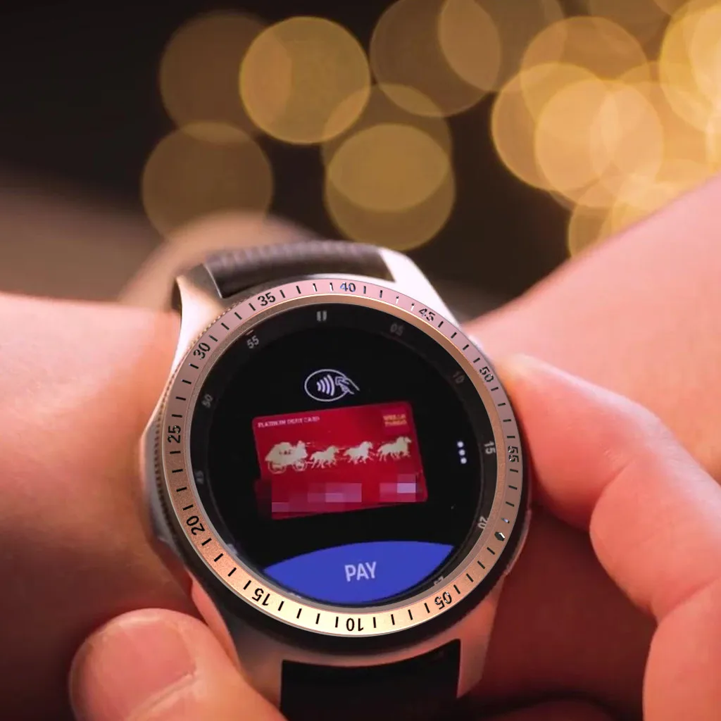 46 мм нержавеющая сталь для samsung Galaxy Watch для samsung gear S3 46 мм ободок кольцо клейкая крышка против царапин Металл# y4
