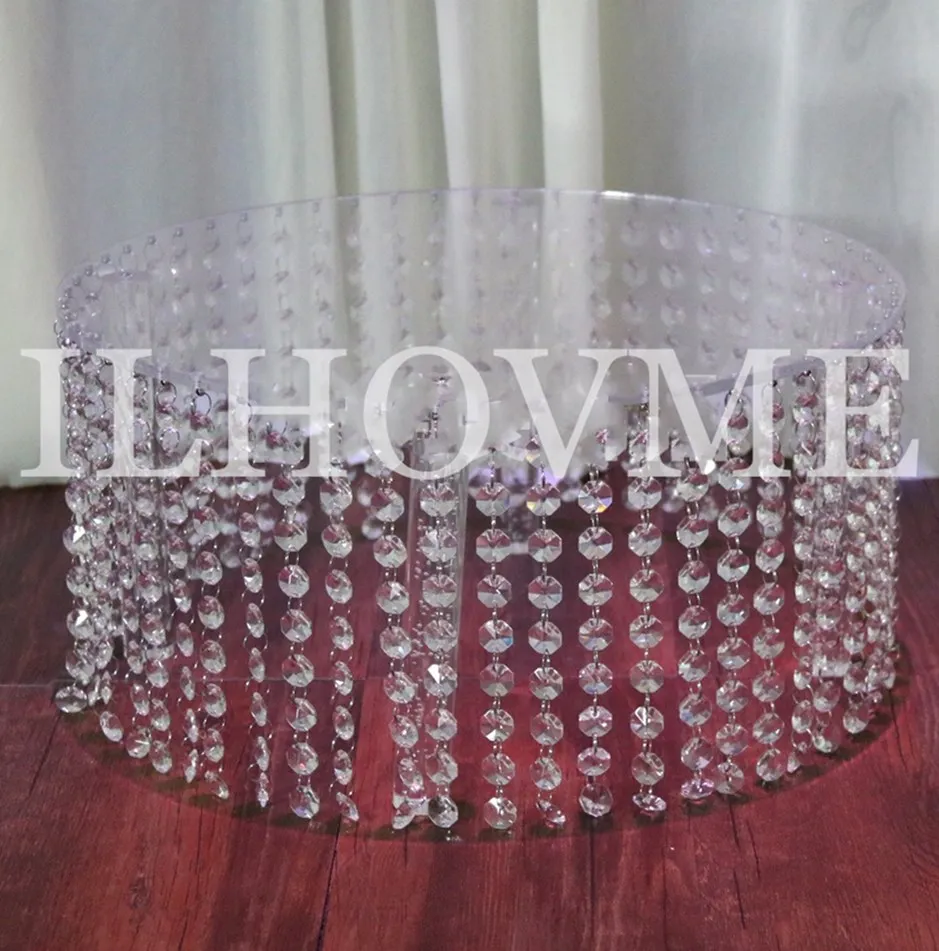 1 шт. свадебный стол Центральный/Свадебный акриловый Хрустальный торт стенд/16