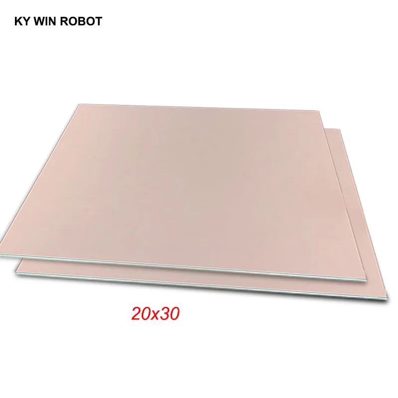1 шт. FR4 PCB 20*30 см односторонняя медная плакированная пластина DIY PCB набор ламинированная печатная плата 20x30 см 200x300x1,5 мм