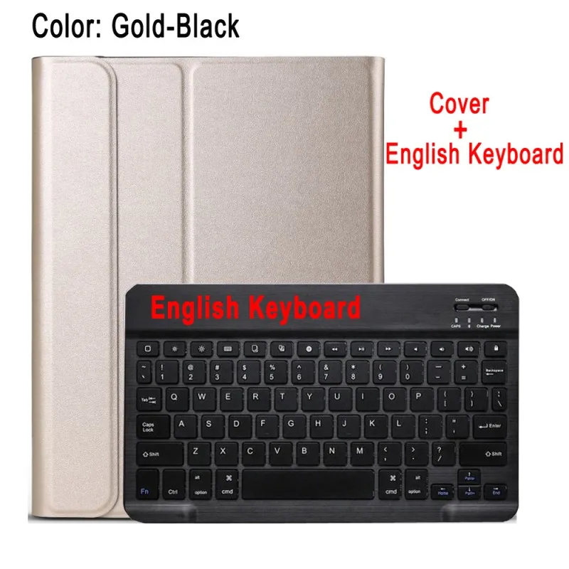 English Keyboard Bluetooth клавиатура чехол для huawei Mediapad M5 Lite 10 10,1 BAH2-W09 BAH2-L09 BAH2-W19 Чехол клавиатура для huawei M5 10,1 крышка - Цвет: English Keyboard