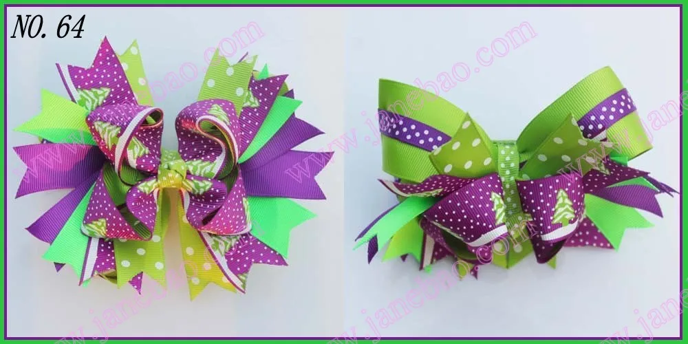 Банты для волос 145 шт. модные с большим слоем 6 дюймов|bows for hair clips|printed ribbon bowsprinted