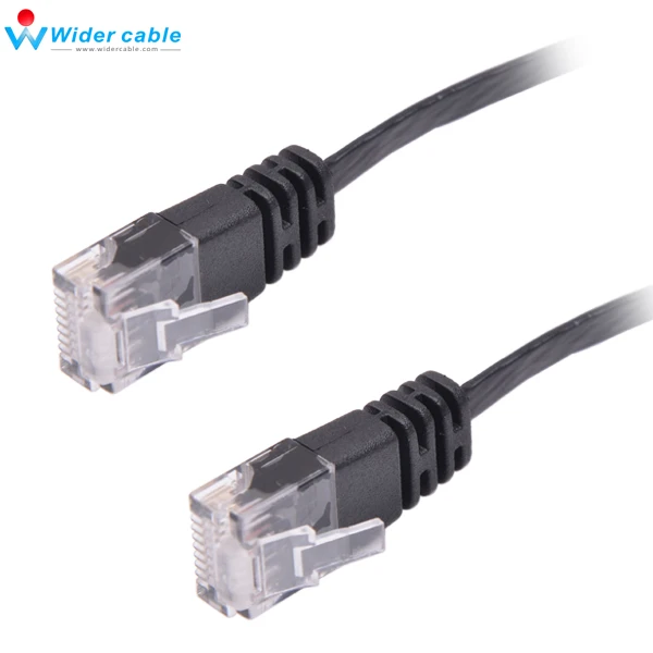 5 м черный 1 мм толщина прошла Fluke CAT6 патч-корд Ультра Плоский UTP CAT 6 сетевой кабель