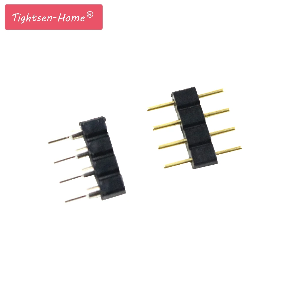10 шт. 4 контактный RGB разъем для светодиодной ленты 5050 3528|rgb connector|4pin rgb4pin rgb connector |