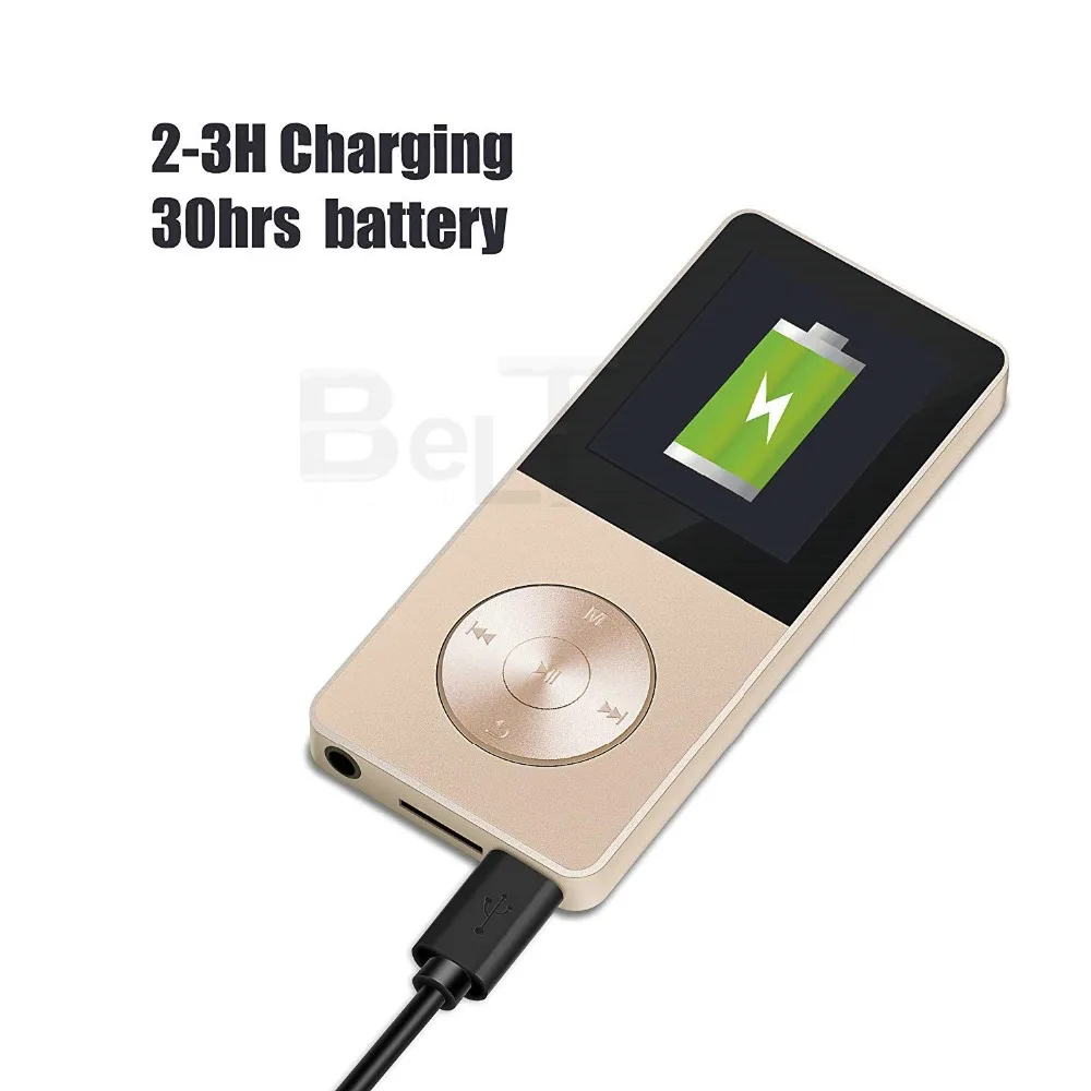 Металлический Mp 4 мини 16 Гб HIFI без потерь MP3 музыкальный плеер с FM видео Радио электронная книга рекордер часы Функция Спорт Walkman MP4 плеер
